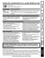 Preview for 45 page of GE AEW06LM Owner'S Manual And Installation Instructions