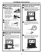 Preview for 12 page of GE AEW10 Series Owner'S Manual And Installation Instructions