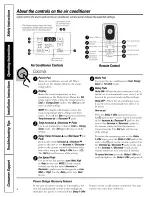 Preview for 4 page of GE AEW10A Owner'S Manual And Installation Instructions