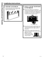 Предварительный просмотр 12 страницы GE AEW12 Series Owner'S Manual And Installation Instructions