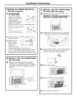 Preview for 12 page of GE AEW14 Series Owner'S Manual & Installation Instructions