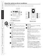 Preview for 4 page of GE AEW18 Owner'S Manual And Installation Instructions