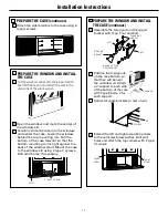 Предварительный просмотр 11 страницы GE AEW24 Series Owner'S Manual And Installation Instructions