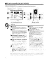 Preview for 4 page of GE AEW24DSL1 Owner'S Manual And Installation Instructions