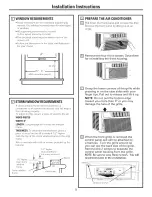 Preview for 9 page of GE AEW24DSL1 Owner'S Manual And Installation Instructions