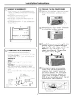 Предварительный просмотр 9 страницы GE AEW24DSL1 Owner'S Manual And Installation Instructions