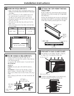 Preview for 9 page of GE AEZ05 and Owner'S Manual And Installation Instructions