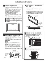 Предварительный просмотр 10 страницы GE AEZ05 Owner'S Manual And Installation Instructions