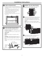 Preview for 9 page of GE AEZ10 Series Owner'S Manual And Installation Instructions