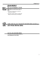 Preview for 3 page of GE AEZ12 Series Owner'S Manual And Installation Instructions