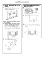 Предварительный просмотр 11 страницы GE AEZ18 Owner'S Manual And Installation Instructions