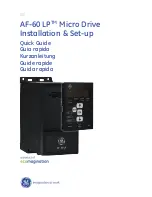 GE AF-60 LP Installation And Setup Gude preview