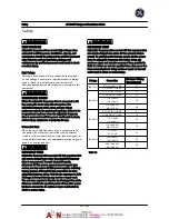 Preview for 2 page of GE AF-600 FP Series Design And Installation Manual