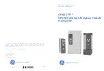 Preview for 1 page of GE AF-600 FP Series Instruction