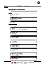 Preview for 2 page of GE AF-600 FP Series Operating Instructions Manual