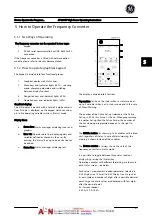 Preview for 68 page of GE AF-600 FP Series Operating Instructions Manual