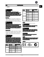 Preview for 2 page of GE AF-600 FP Series Quick Manual