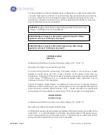 Предварительный просмотр 6 страницы GE AF-600 FP Series User Manual