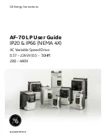 GE AF-70 LP User Manual preview
