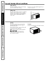 Preview for 6 page of GE AFQ08 Series Owner'S Manual And Installation Instructions