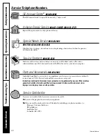 Preview for 20 page of GE AG_05 - 5 Owner'S Manual & Installation Instructions