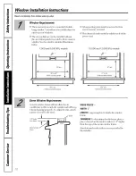 Preview for 10 page of GE AG_07 Series Owner'S Manual And Installation Instructions