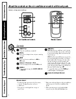 Preview for 4 page of GE AGD06 Owner'S Manual And Installation Instructions