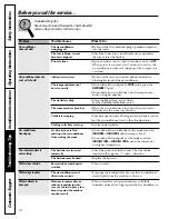 Preview for 14 page of GE AGD06 Owner'S Manual And Installation Instructions