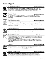 Preview for 20 page of GE AGD06 Owner'S Manual And Installation Instructions