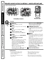 Preview for 4 page of GE AGD08 Owner'S Manual And Installation Instructions