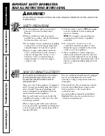 Preview for 2 page of GE AGF05 Owner'S Manual And Installation Instructions