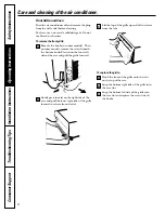 Preview for 8 page of GE AGF05 Owner'S Manual And Installation Instructions