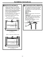 Preview for 11 page of GE AGF06 Owner'S Manual And Installation Instructions