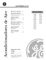 Preview for 21 page of GE AGF06 Owner'S Manual And Installation Instructions