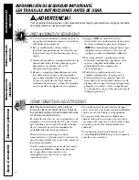 Preview for 22 page of GE AGF18 Owner'S Manual And Installation Instructions