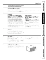 Предварительный просмотр 5 страницы GE AGF18 Owner'S Manual & Installation Instructions