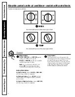 Предварительный просмотр 6 страницы GE AGH06 Owner'S Manual And Installation Instructions