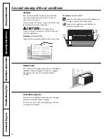 Preview for 8 page of GE AGH06LJ Owner'S Manual