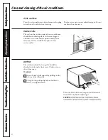 Preview for 6 page of GE AGH08 Owner'S Manual & Installation Instructions