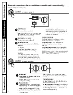 Preview for 6 page of GE AGH08AJ Owner'S Manual And Installation Instructions