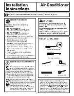 Предварительный просмотр 7 страницы GE AGH10 Owner'S Manual And Installation Instructions