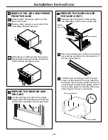 Предварительный просмотр 10 страницы GE AGH18 Owner'S Manual And Installation Instructions