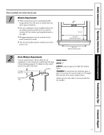 Предварительный просмотр 11 страницы GE AGH24 and Owner'S Manual And Installation Instructions