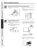 Предварительный просмотр 14 страницы GE AGH24 and Owner'S Manual And Installation Instructions