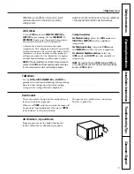 Предварительный просмотр 5 страницы GE AGH24 Owner'S Manual And Installation Instructions