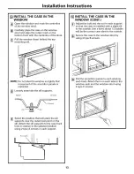 Предварительный просмотр 13 страницы GE AGM06 Owner'S Manual & Installation Instructions