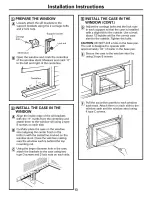 Preview for 13 page of GE AGM14 Owner'S Manual & Installation Instructions