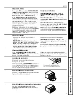 Preview for 23 page of GE AGM24 Owner'S Manual And Installation Instructions