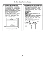 Preview for 9 page of GE AGM24DJ - 23 600 BTU Electronic Room Air... Owner'S Manual And Installation Instructions