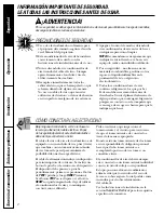 Preview for 20 page of GE AGN05LH Owner'S Manual And Installation Instructions